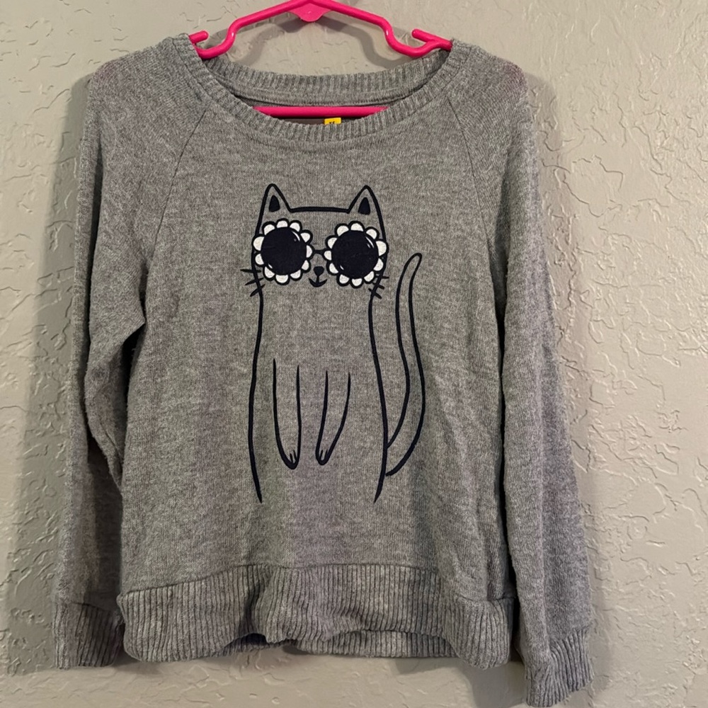 Girls Cat Sweater
